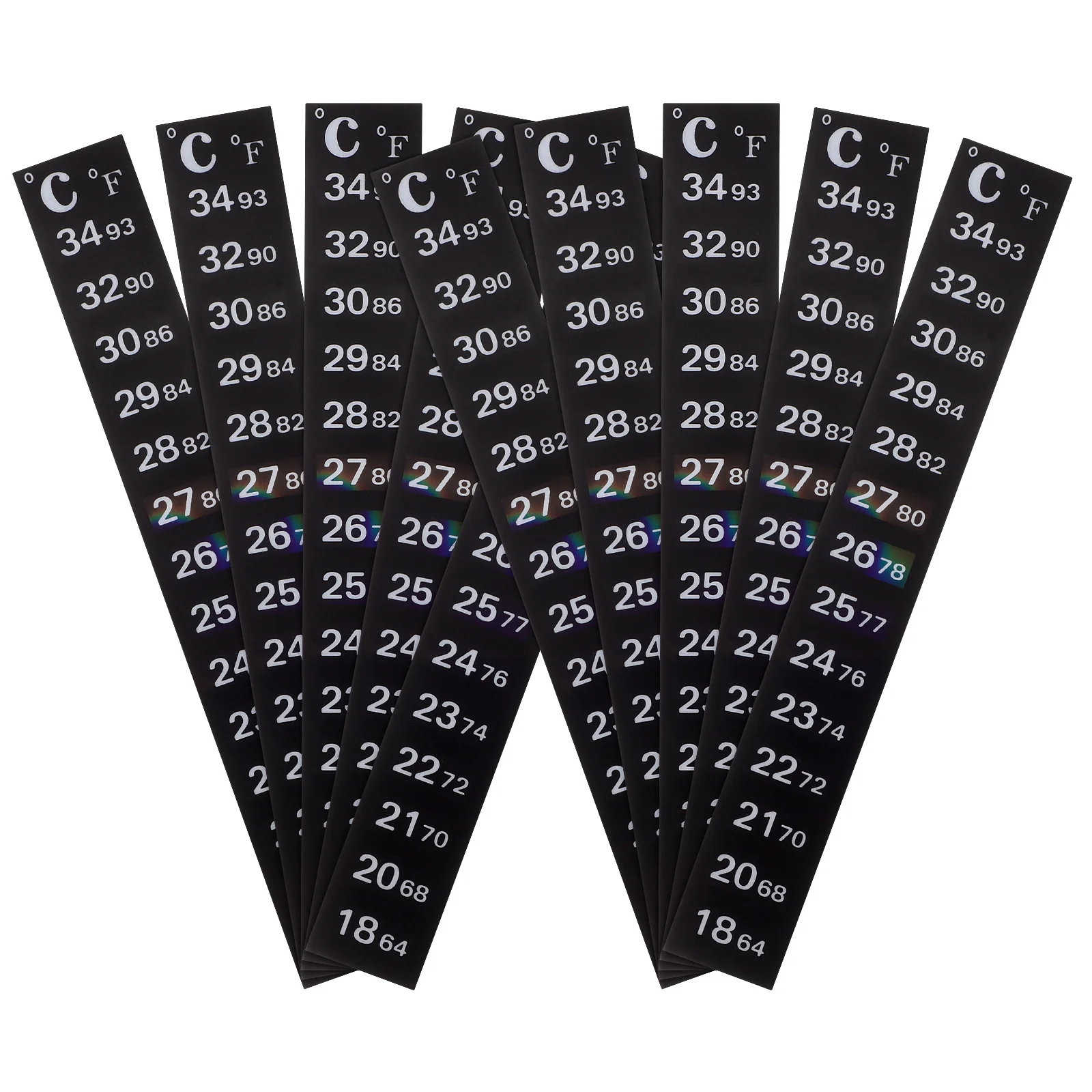 10pcs Digital Thermometer Strip Stick 18 34 Degree Adhesive Back Fish Tank Brewing Temperature Measurement
10pcs Digital Thermometer Strip Stick 18 34 Degree Adhesive Back Fish Tank Brewing Temperature Measurement