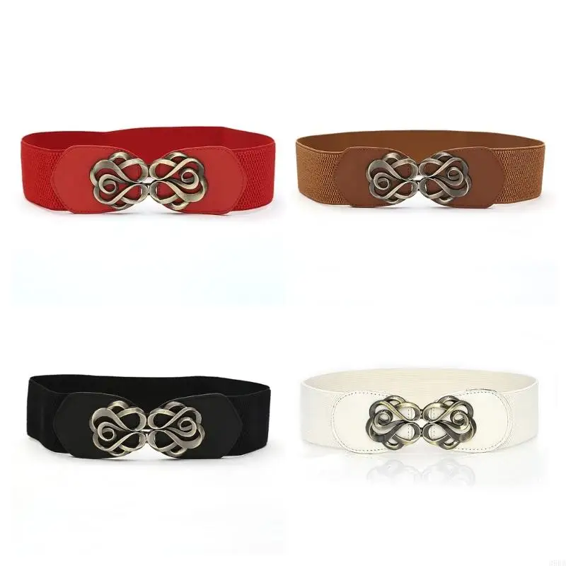 652F Elastic Waist Belt Punk Chain for Cowboy Cowgirl Modern Rose Buckle Waist Chain Wide Belt Fashion Accessory
652F Elastic Waist Belt Punk Chain for Cowboy Cowgirl Modern Rose Buckle Waist Chain Wide Belt Fashion Accessory