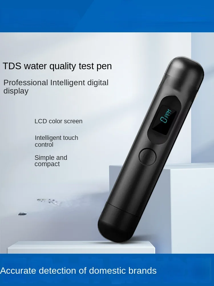 Water quality testing pen, household purified water, drinking tap water high-precision testing instrument
Water quality testing pen, household purified water, drinking tap water high-precision testing instrument