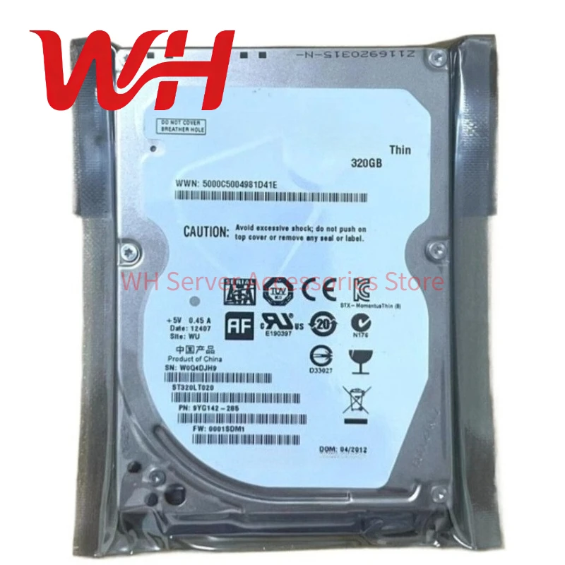 for Seagate Momentus 320GB 5400RPM ST320LT020 SATA 6Gb/s 16MB Cache 2.5" Laptop HDD Internal Hard Disk Drive
for Seagate Momentus 320GB 5400RPM ST320LT020 SATA 6Gb/s 16MB Cache 2.5" Laptop HDD Internal Hard Disk Drive