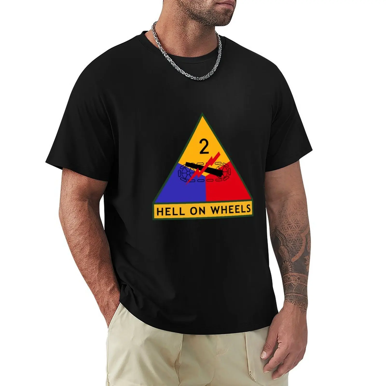 2nd Armored Division Hell on Wheels (United States Army) T-Shirt Lightweight Print T-Shirt
2nd Armored Division Hell on Wheels (United States Army) T-Shirt Lightweight Print T-Shirt