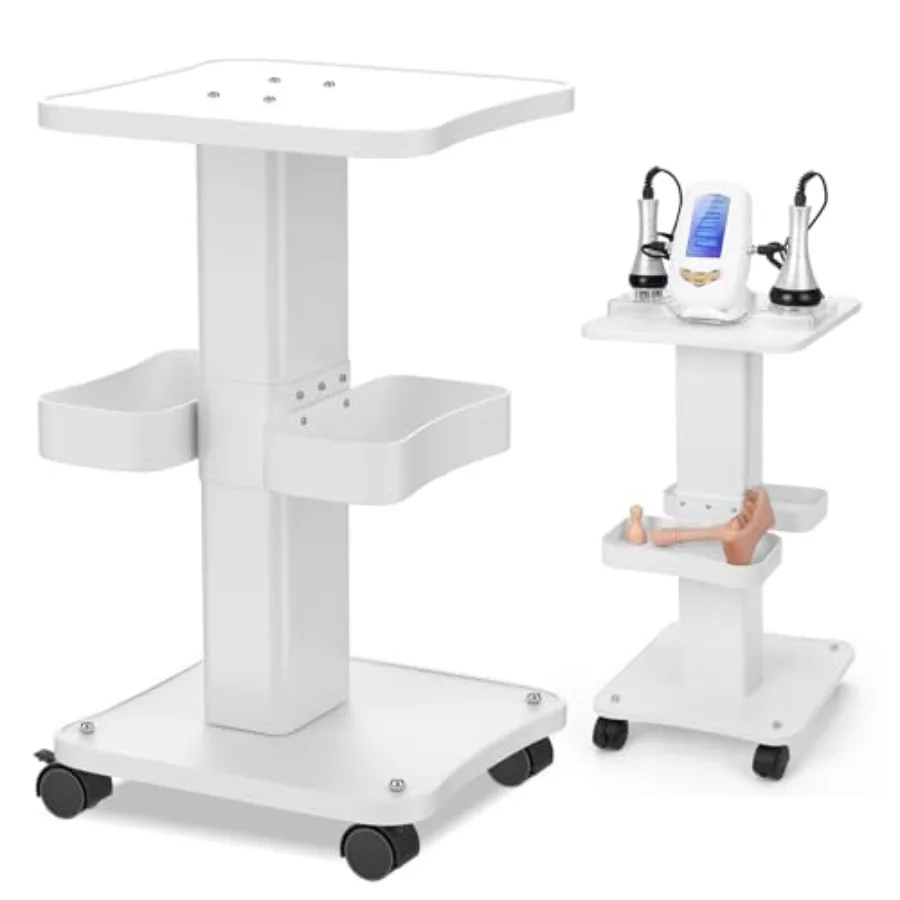 Esthetician Cart with Wheels and 2 Trays 4 Tier Salon and Spa Equipment Trolley Carts Beauty Machine Trolley Load 135lbs
Esthetician Cart with Wheels and 2 Trays 4 Tier Salon and Spa Equipment Trolley Carts Beauty Machine Trolley Load 135lbs