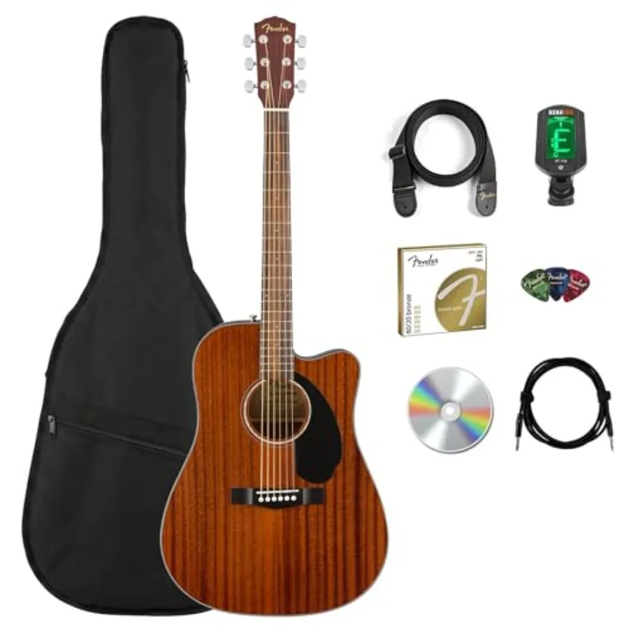 CD-60SCE Solid Top Dreadnought Acoustic-Electric Guitar for live performance and studio use, all mahogany body in natural finis
CD-60SCE Solid Top Dreadnought Acoustic-Electric Guitar for live performance and studio use, all mahogany body in natural finis