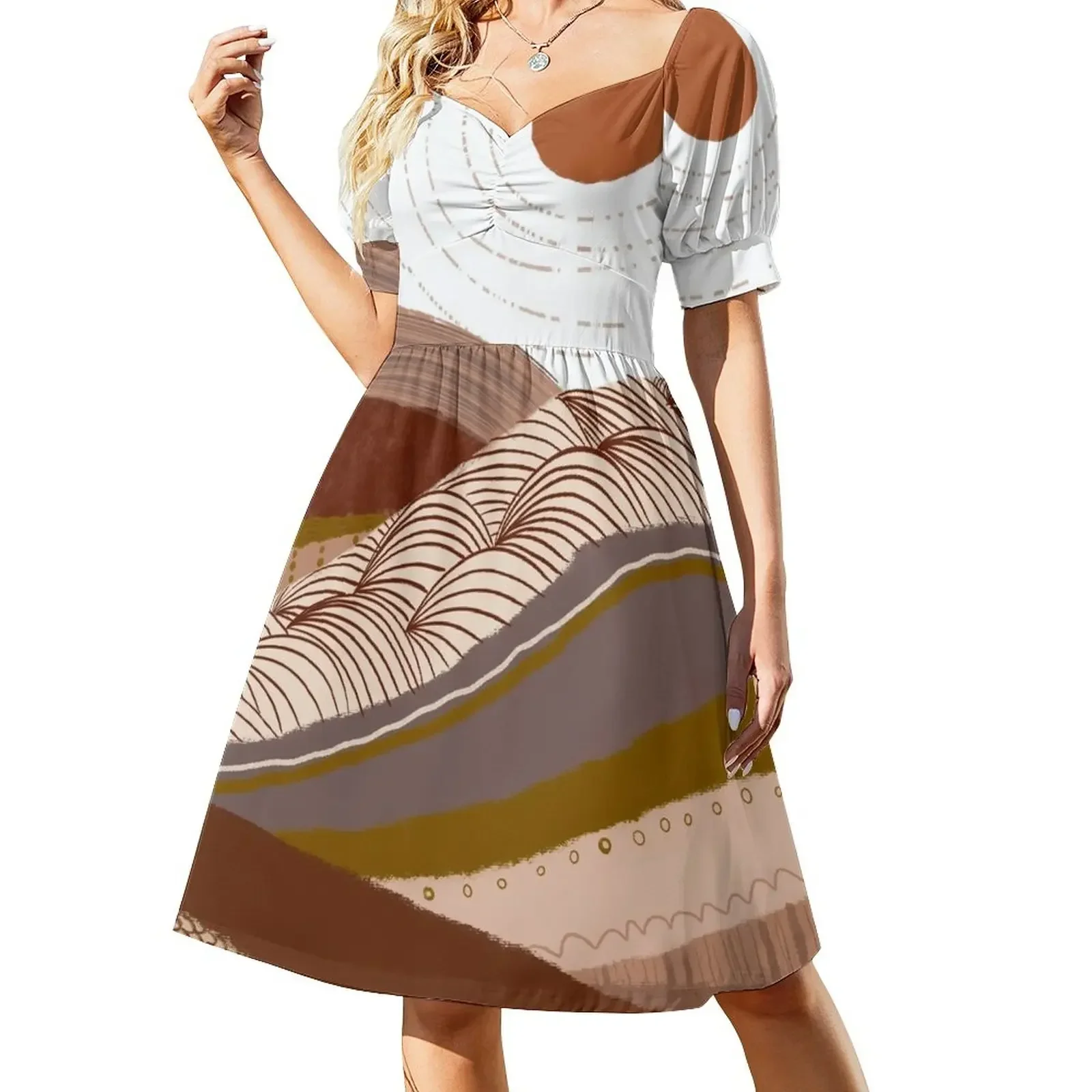 Textured Hills Short-Sleeved Dress beach dress summer clothes dress dresses sexy
Textured Hills Short-Sleeved Dress beach dress summer clothes dress dresses sexy