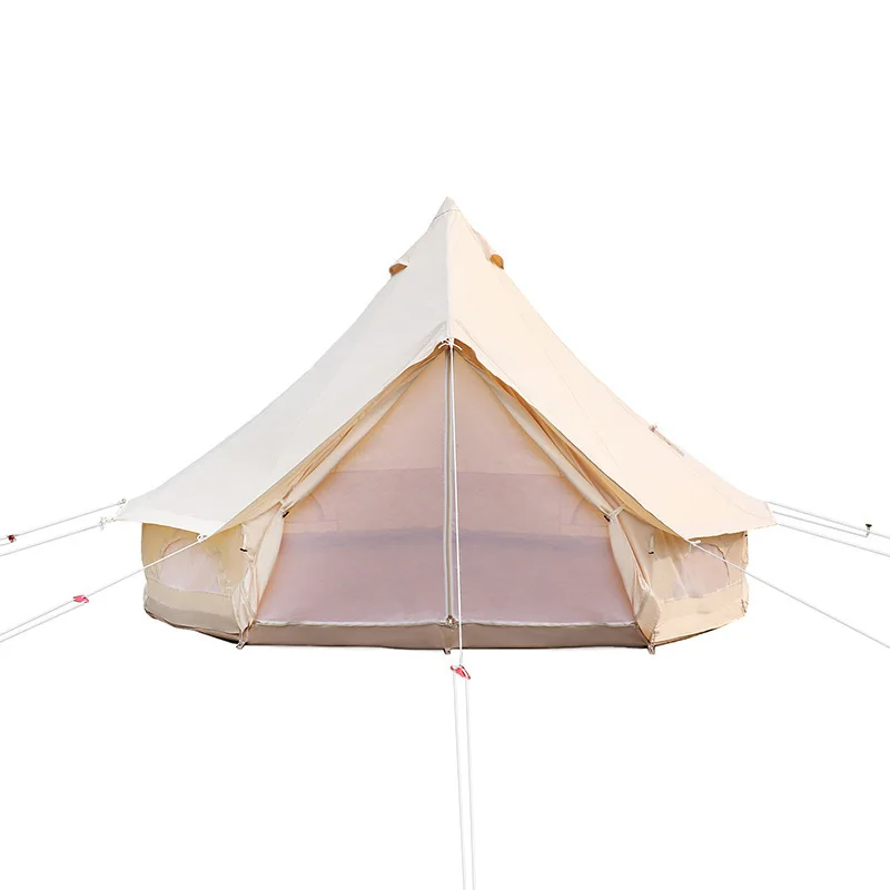 Luxury Large Bell Tent for Family New Design 3M/4M/5M/6M Outdoor Camping Glamping 4 Season Oxford Material for 5-12 Persons
Luxury Large Bell Tent for Family New Design 3M/4M/5M/6M Outdoor Camping Glamping 4 Season Oxford Material for 5-12 Persons