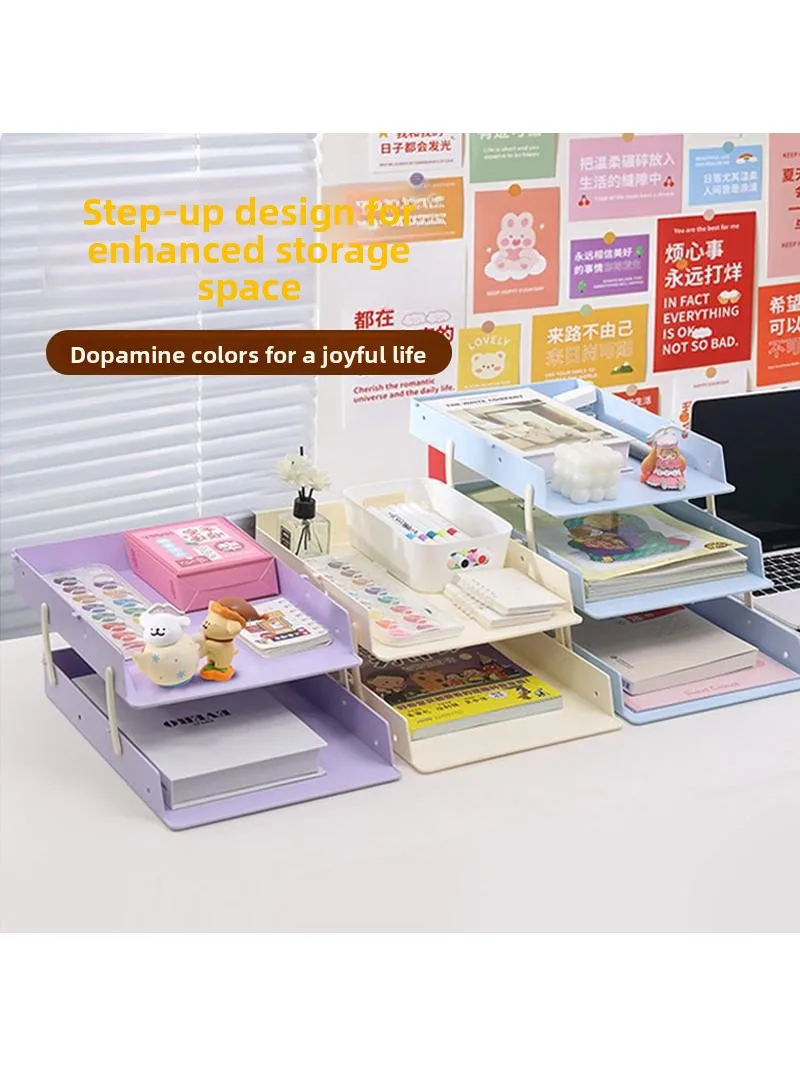 Office Desk Multi-layer File Management Ra Desktop Organizer Aesthetic Value Storage elf Rectangular ape Simple Sle
Office Desk Multi-layer File Management Ra Desktop Organizer Aesthetic Value Storage elf Rectangular ape Simple Sle