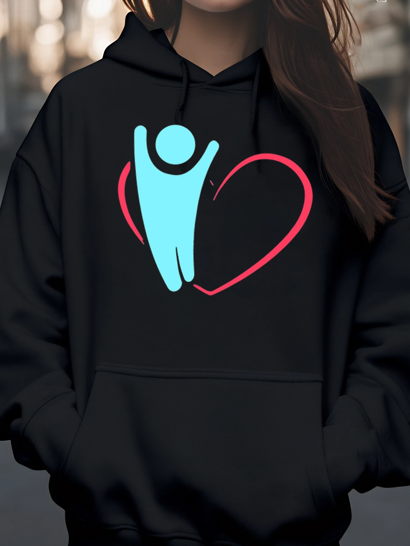 Толстовка с принтом «Сердце человека», повседневная одежда ко Дню святого Валентина для женщин
Толстовка с принтом «Сердце человека», повседневная одежда ко Дню святого Валентина для женщин