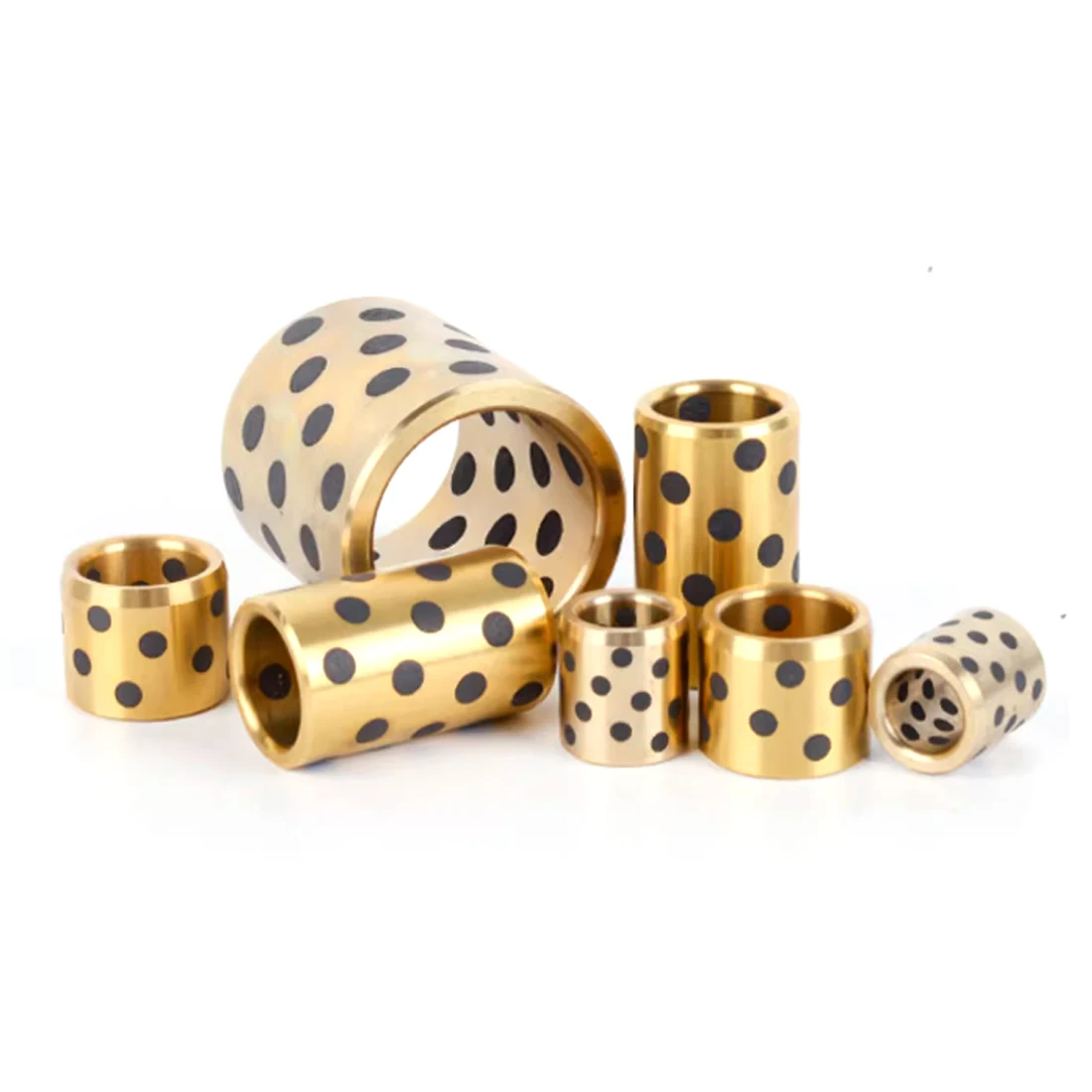 1pcs Brass Bushing Graphite Bearin Brass Self Lubricating Graphite Copper Sleeve Oil Free Bushing Length8/10/12/15/16/20/25~60
1pcs Brass Bushing Graphite Bearin Brass Self Lubricating Graphite Copper Sleeve Oil Free Bushing Length8/10/12/15/16/20/25~60