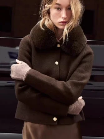 Простое вязаное пальто с воротником из искусственного меха, осень-зима, Новое поступление, женское длинное пальто на пуговицах Sve...
Простое вязаное пальто с воротником из искусственного меха, осень-зима, Новое поступление, женское длинное пальто на пуговицах Sve...