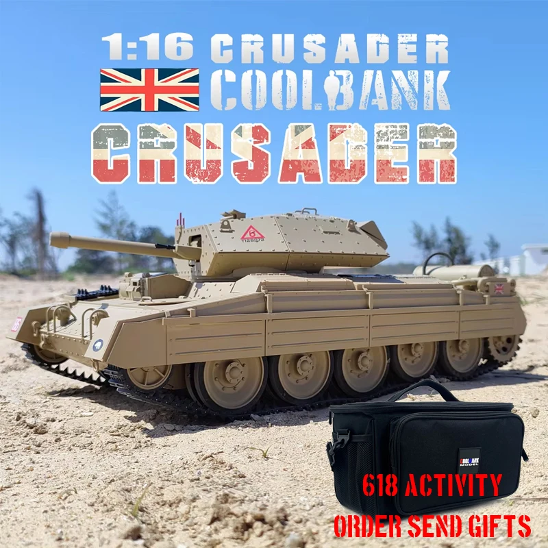 Coolbank 1:16 RC Tank UK Crusader Mk.III Модель танка Боевой автомобиль Свет с дымовой турелью Вращение на 360° ° Автомобильные игрушки для взрослых мальчиков
Coolbank 1:16 RC Tank UK Crusader Mk.III Модель танка Боевой автомобиль Свет с дымовой турелью Вращение на 360° ° Автомобильные игрушки для взрослых мальчиков