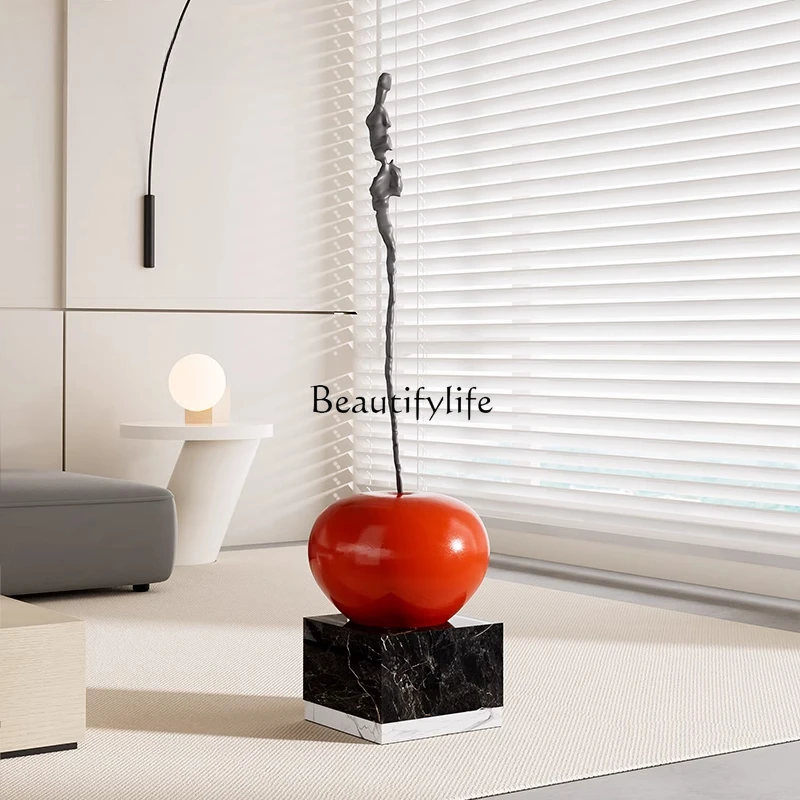 Modern creative cherry ornament art high-end sculpture living room entrance niche corridor floor decoration
Modern creative cherry ornament art high-end sculpture living room entrance niche corridor floor decoration