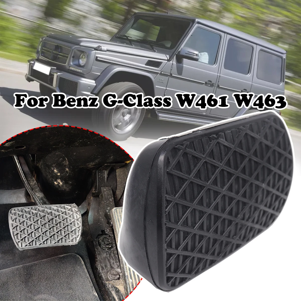 Automatic Brake Pedal Rubber Pad Cover Replance For Benz G-Class W461 W463 230GE 250GD 300GE 270CDI 320 320CDI 400CDI G55AMG
Automatic Brake Pedal Rubber Pad Cover Replance For Benz G-Class W461 W463 230GE 250GD 300GE 270CDI 320 320CDI 400CDI G55AMG