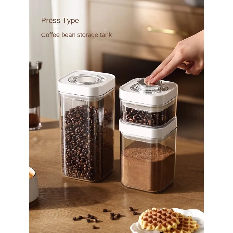 Coffee Bean Storage Can for Household One Click Tea Storage Can Food grade Milk Powder Coffee Powder Sealed Can
Coffee Bean Storage Can for Household One Click Tea Storage Can Food grade Milk Powder Coffee Powder Sealed Can