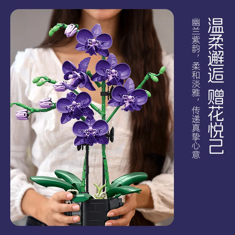 DIY Bonsai Flower Bouquet Orchid Plant Building Blocks Set STEM Educational Toy Gift for Boys Girls Kids Desktop Decoration
DIY Bonsai Flower Bouquet Orchid Plant Building Blocks Set STEM Educational Toy Gift for Boys Girls Kids Desktop Decoration
