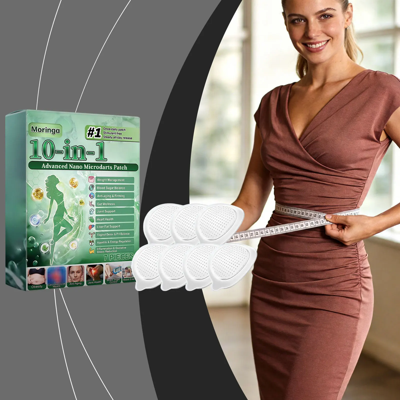 Moringa 10 In 1 Advanced Nano-Microdarts Patch Ultra-Thin Invisibles Gentle Skin Formulas For Adults
Moringa 10 In 1 Advanced Nano-Microdarts Patch Ultra-Thin Invisibles Gentle Skin Formulas For Adults