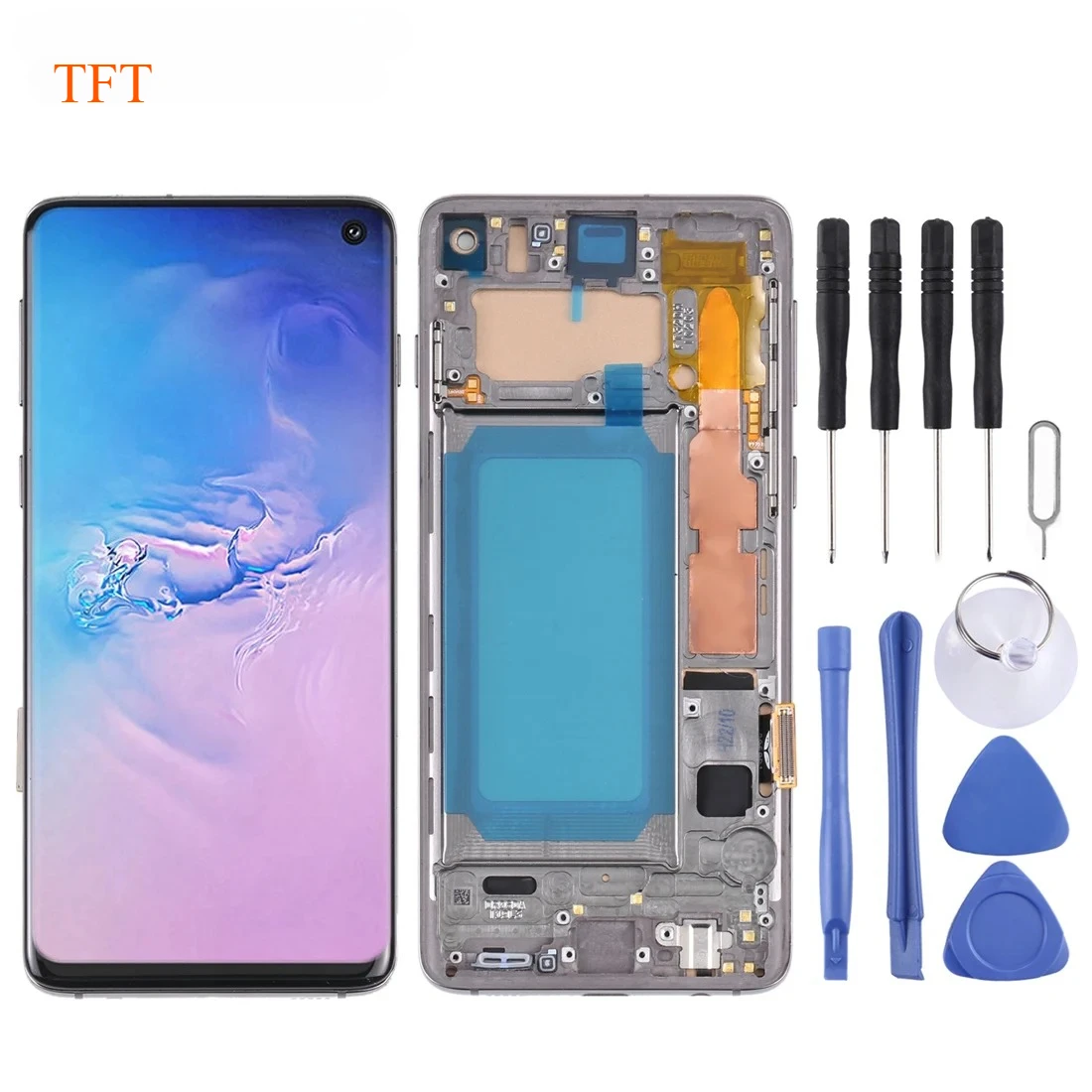 TFT ЖК-экран для Samsung Galaxy S10 Plus, дигитайзер в полной сборке с рамкой, не поддерживающий идентификацию отпечатков пальцев
TFT ЖК-экран для Samsung Galaxy S10 Plus, дигитайзер в полной сборке с рамкой, не поддерживающий идентификацию отпечатков пальцев