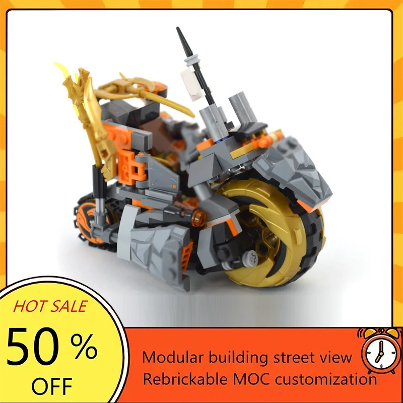 195PCS Popular Space War Movie Model MOC Building Bricks Stone Bike Modular Technology Gifts Holiday Assemble Children Toy Suit
195PCS Popular Space War Movie Model MOC Building Bricks Stone Bike Modular Technology Gifts Holiday Assemble Children Toy Suit