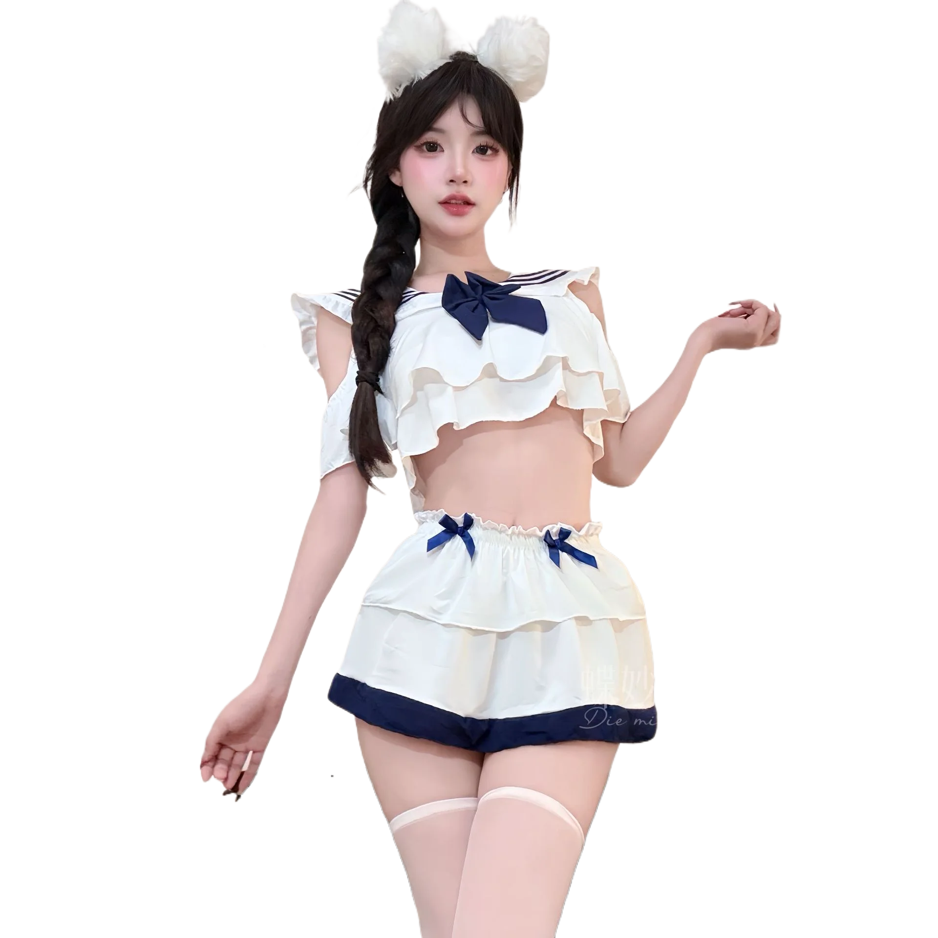 Japanese College Style Cosplay Costume Student Lingerie Set Sweet Pleated Skirt Cute Teasing JK Erotic Sailor Uniform Temptation
Japanese College Style Cosplay Costume Student Lingerie Set Sweet Pleated Skirt Cute Teasing JK Erotic Sailor Uniform Temptation