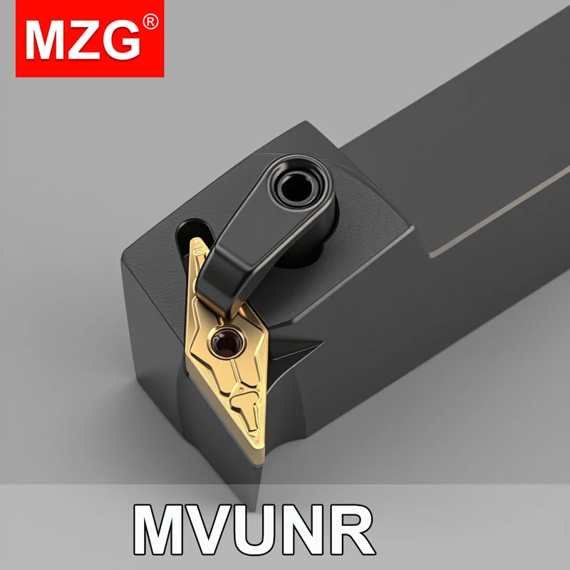 MZG MVUNR1616 MVUNR2020 MVUNR2525 MVUNR3232 External Turning Tool Holder VNMG Carbide Insert MVUNR MVUNL Lathe Cutting Tools Set
MZG MVUNR1616 MVUNR2020 MVUNR2525 MVUNR3232 External Turning Tool Holder VNMG Carbide Insert MVUNR MVUNL Lathe Cutting Tools Set