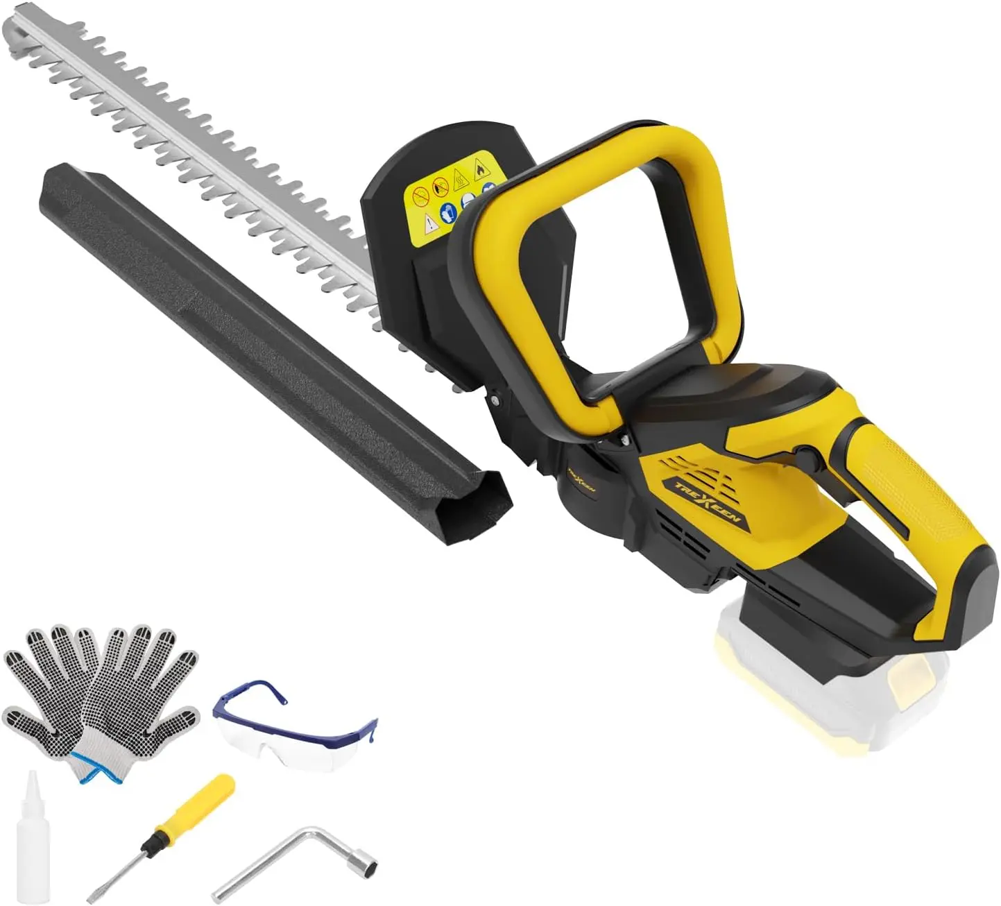 20V Cordless Hedge Trimmer with 22'' Dual-Action Blade, 1600RPM & Safety Lock for Easy Garden Maintenance
20V Cordless Hedge Trimmer with 22'' Dual-Action Blade, 1600RPM & Safety Lock for Easy Garden Maintenance
