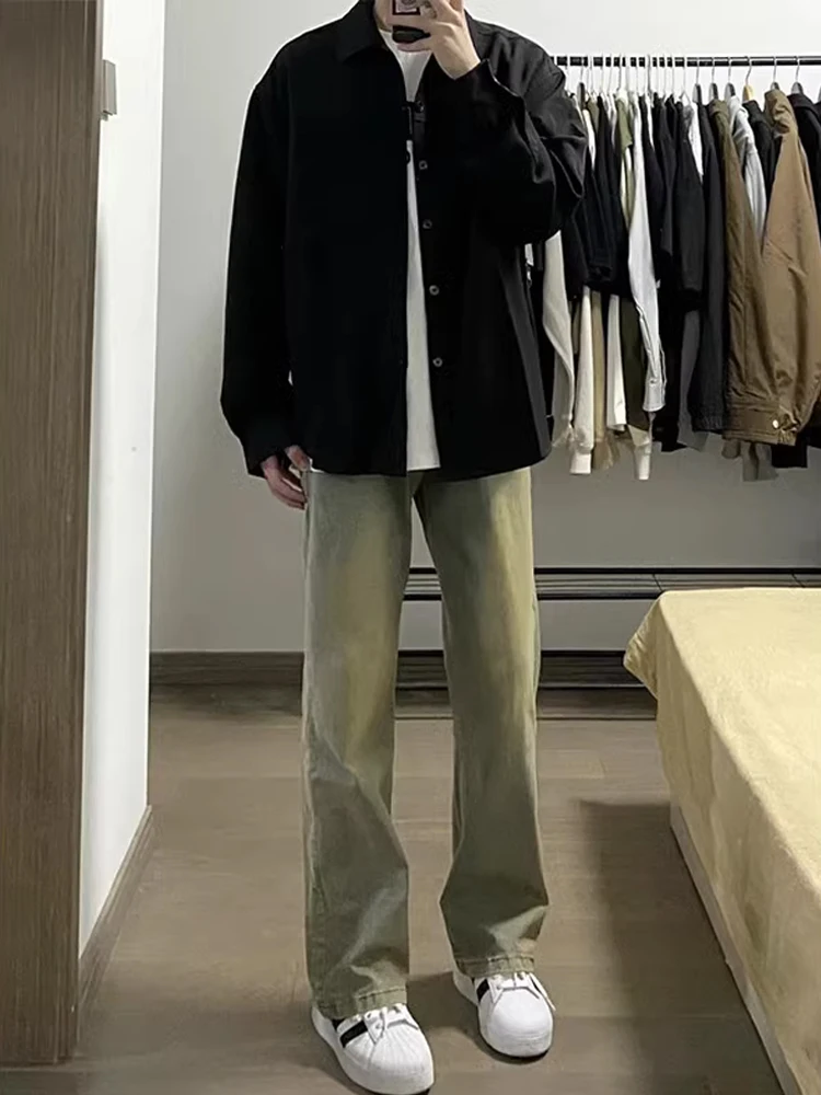 American High Street Sle Men's Slim Fit Stretchy Jeans Waed out Denim Long Pants Casual Bootcut Trousers for Teens
American High Street Sle Men's Slim Fit Stretchy Jeans Waed out Denim Long Pants Casual Bootcut Trousers for Teens