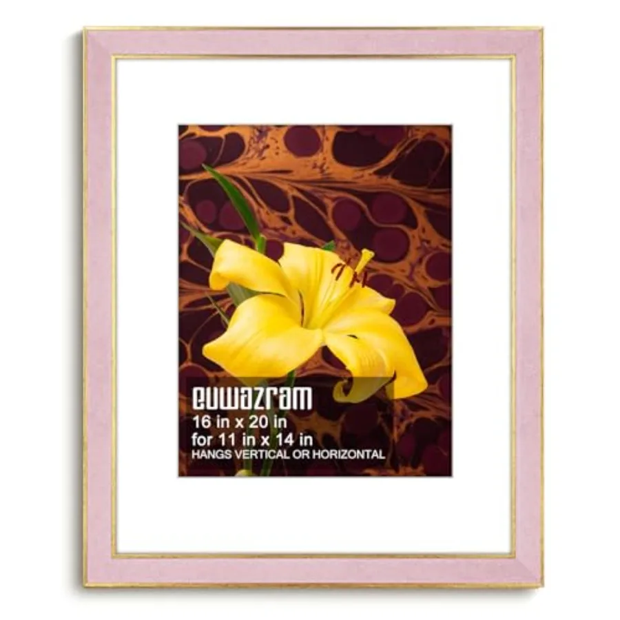 Suede 16x20 Frame - Single Frame, Christmas Elegant 16 x 20 Poster Frame with Mat for 11x14, 16x20 Picture Frames for Artwork,
Suede 16x20 Frame - Single Frame, Christmas Elegant 16 x 20 Poster Frame with Mat for 11x14, 16x20 Picture Frames for Artwork,