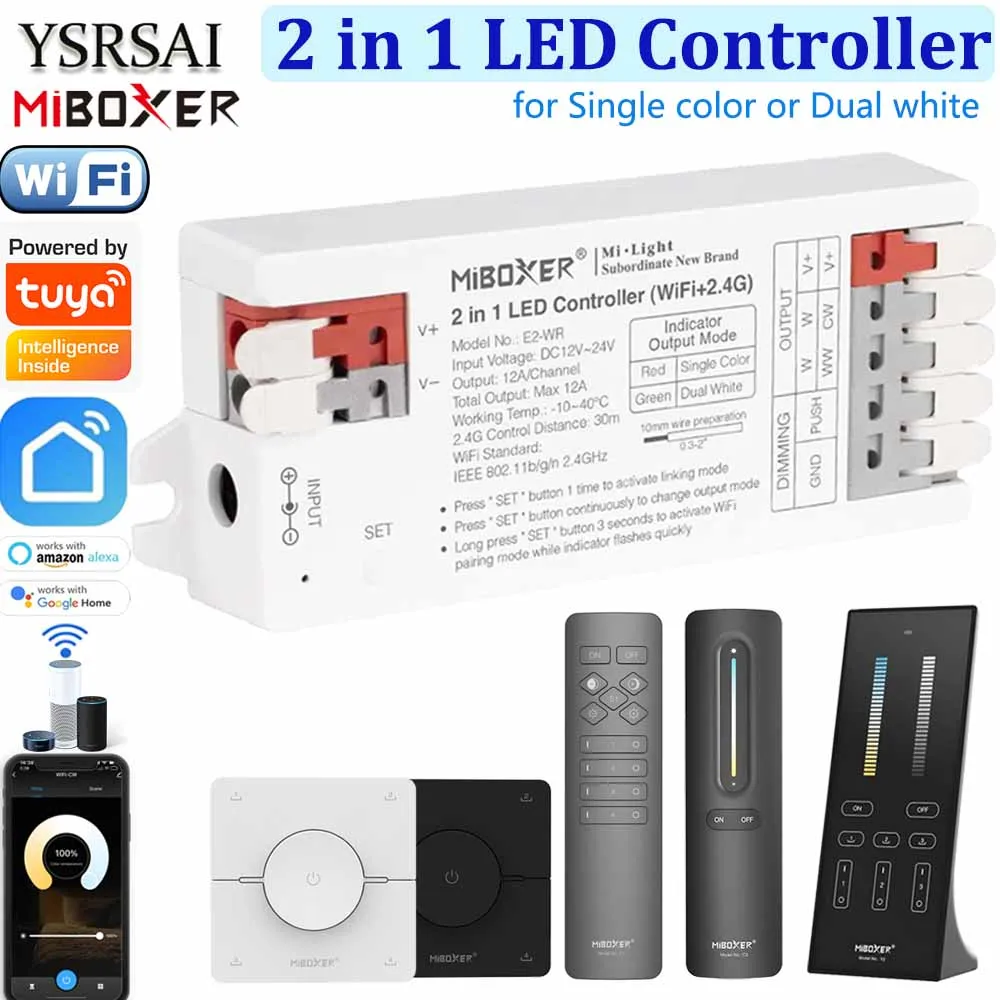 Умный контроллер Miboxer 2-в-1 с Wi-Fi CCT/регулировкой яркости с помощью пульта дистанционного управления RF, бесплатное приложение/Голосовое управление для Google Alexa
Умный контроллер Miboxer 2-в-1 с Wi-Fi CCT/регулировкой яркости с помощью пульта дистанционного управления RF, бесплатное приложение/Голосовое управление для Google Alexa