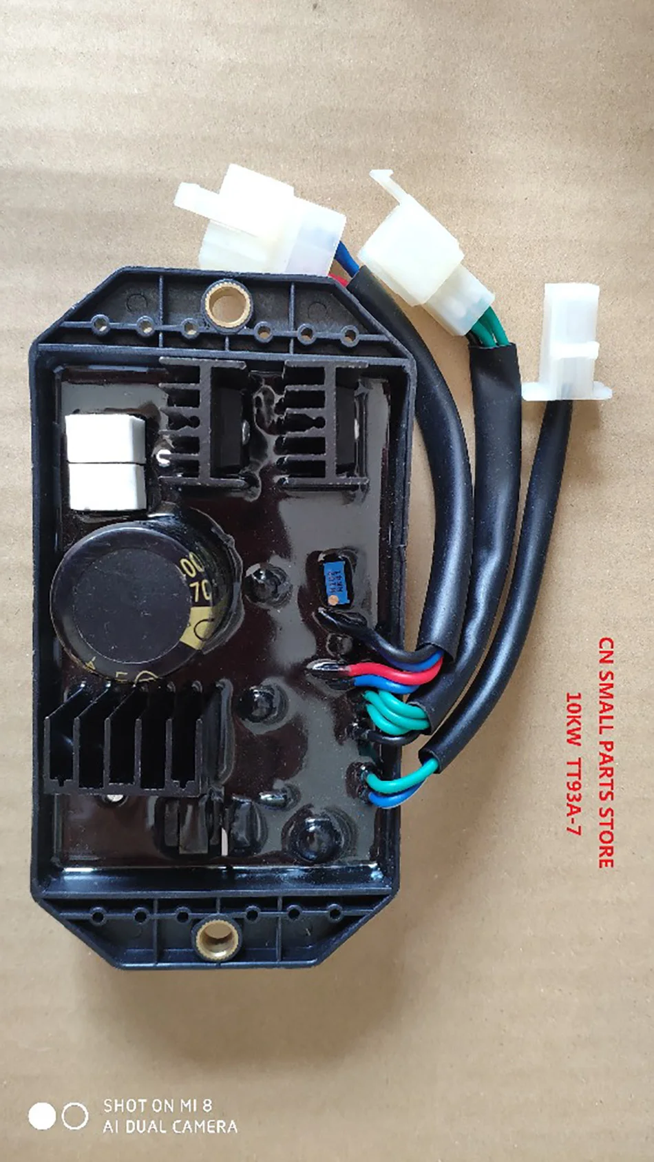 TT93A-7 AVR 10KW LIHUA AVR THREE PHASE 10 WIRES AUTOMATIC VOLTAGE REGULATOR GENERATOR PART
TT93A-7 AVR 10KW LIHUA AVR THREE PHASE 10 WIRES AUTOMATIC VOLTAGE REGULATOR GENERATOR PART