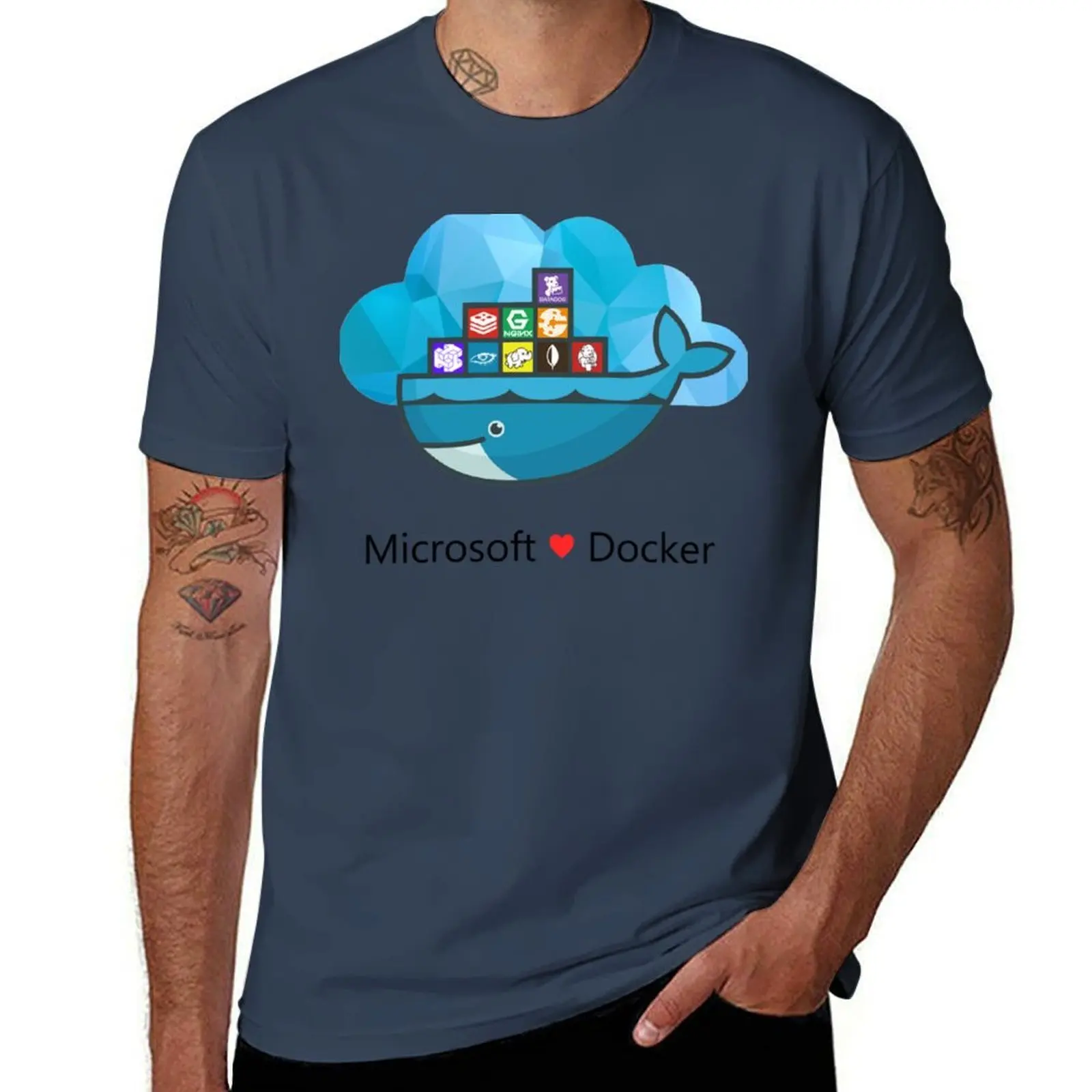 Azure + Microsoft Docker T-Shirt Durable Work Wear T-Shirt
Azure + Microsoft Docker T-Shirt Durable Work Wear T-Shirt