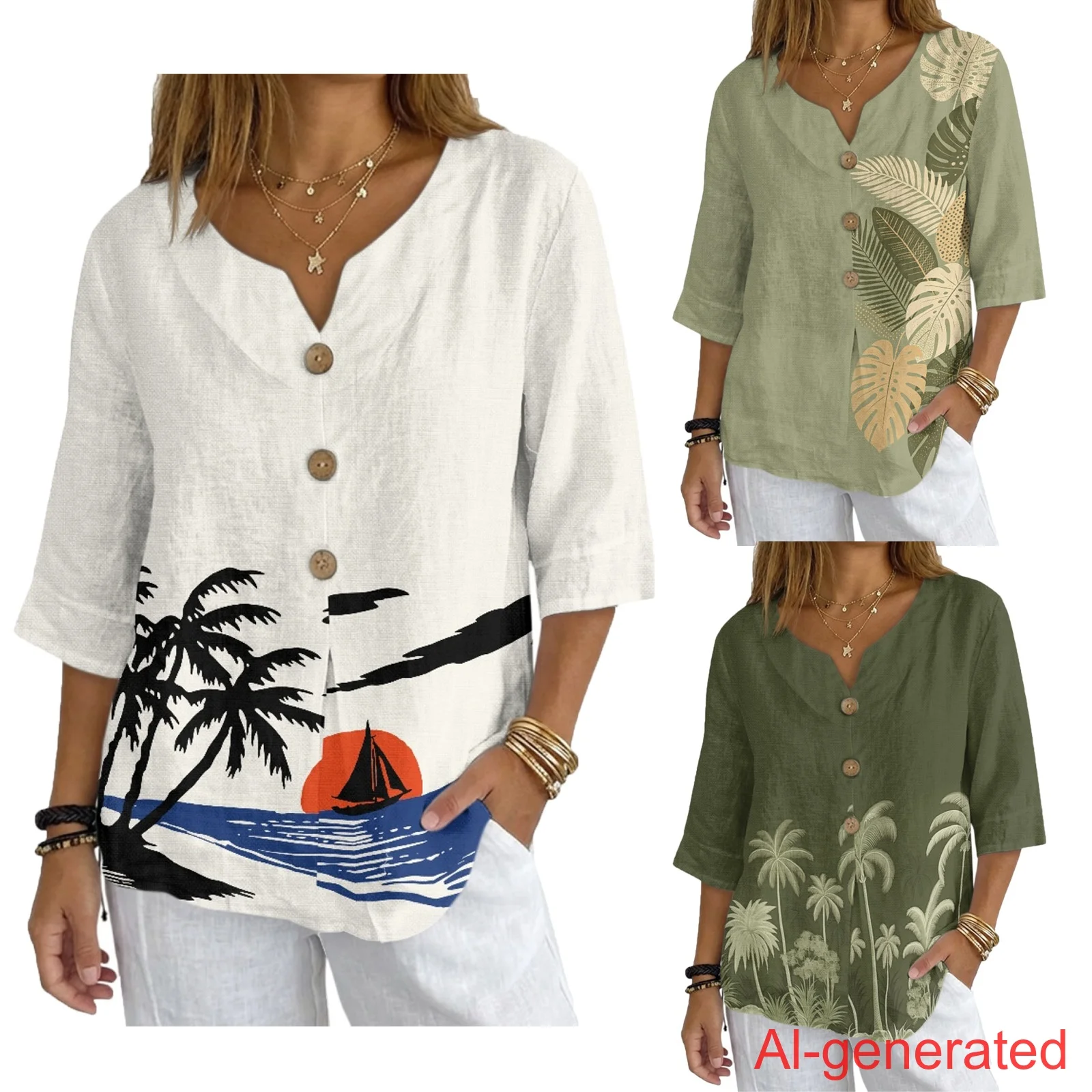 INSTANTARTS Women'S Linen Short-Sleeved Shirt Women Loose Breathable Top Lightweight Quick-Drying Summer Outfits Fit Beach
INSTANTARTS Women'S Linen Short-Sleeved Shirt Women Loose Breathable Top Lightweight Quick-Drying Summer Outfits Fit Beach