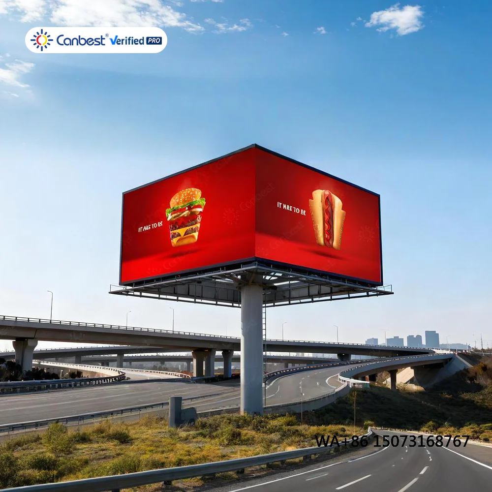 Canbest 16mm 20000nit Led Wall Display Board P16 Outdoor Advertising High Contrast Led Screen Panel Giant 10x10 Led Displays
Canbest 16mm 20000nit Led Wall Display Board P16 Outdoor Advertising High Contrast Led Screen Panel Giant 10x10 Led Displays