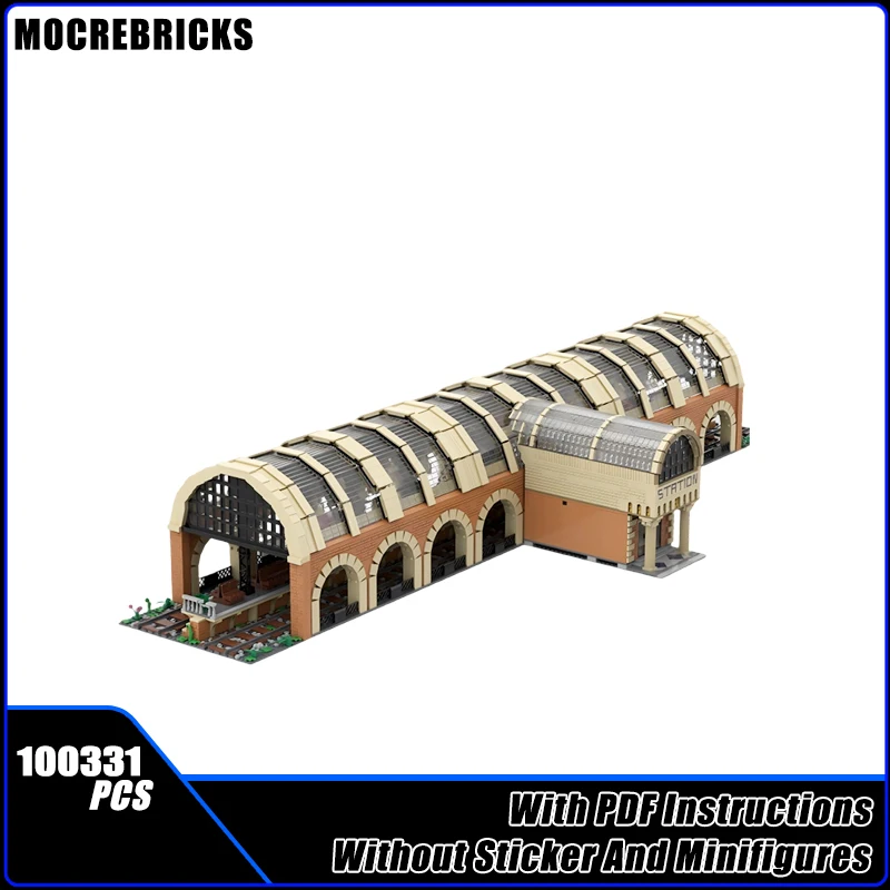 MOC City Железнодорожный Строительство Модульный Зал Железнодорожный Станция Строительные Блоки Модель Кирпичи Игрушки Для Мальчиков Рождественский Подарок
MOC City Железнодорожный Строительство Модульный Зал Железнодорожный Станция Строительные Блоки Модель Кирпичи Игрушки Для Мальчиков Рождественский Подарок