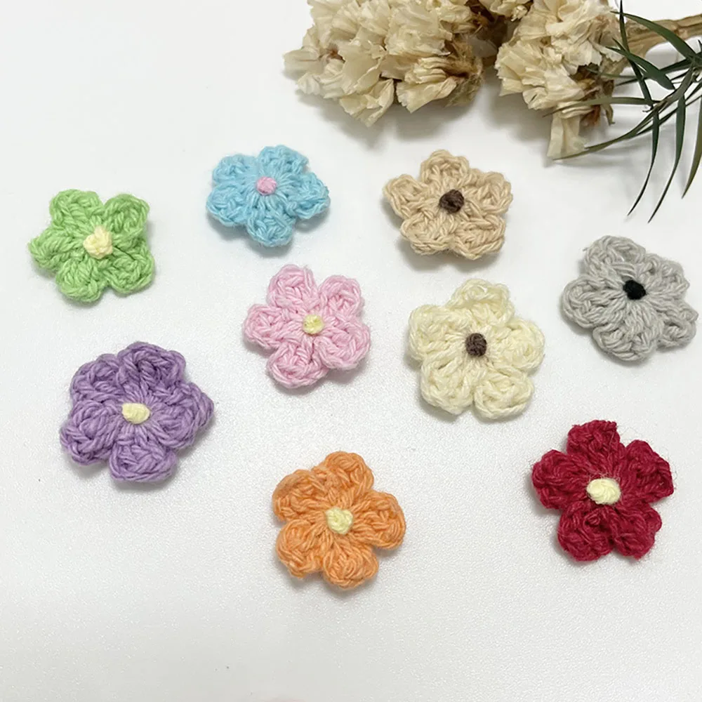 ZHEN-D 100% Handmade Cotton Yarn Crochet Multcolor mini Plum Flower Hand-knitted Clothes Sweater Beautification Home Decoration
ZHEN-D 100% Handmade Cotton Yarn Crochet Multcolor mini Plum Flower Hand-knitted Clothes Sweater Beautification Home Decoration
