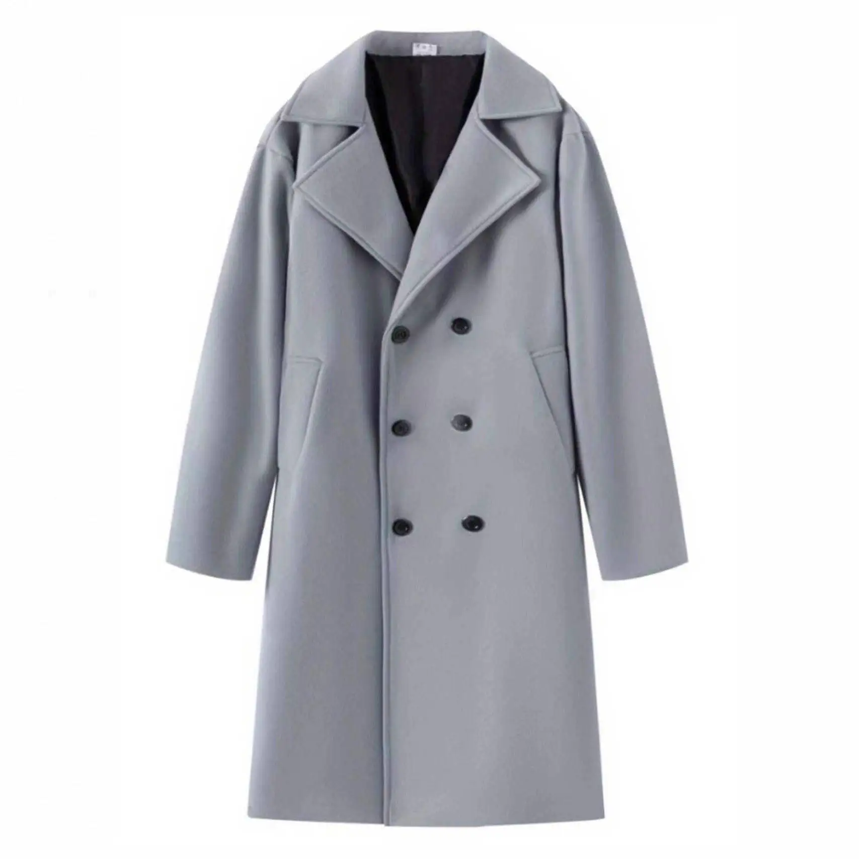 New Double-Row Buttoned Woolen Coat Medium-Length Slim-Fit Casual Wool Outerwear Fashionable Urban Style for Men
New Double-Row Buttoned Woolen Coat Medium-Length Slim-Fit Casual Wool Outerwear Fashionable Urban Style for Men