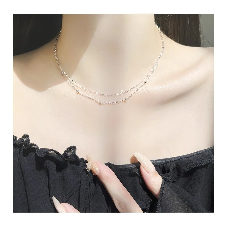 Simple Temperament Double Layer Stacked Necklace Female Niche Design Sense Personality Commuter Collarbone Chain New
Simple Temperament Double Layer Stacked Necklace Female Niche Design Sense Personality Commuter Collarbone Chain New