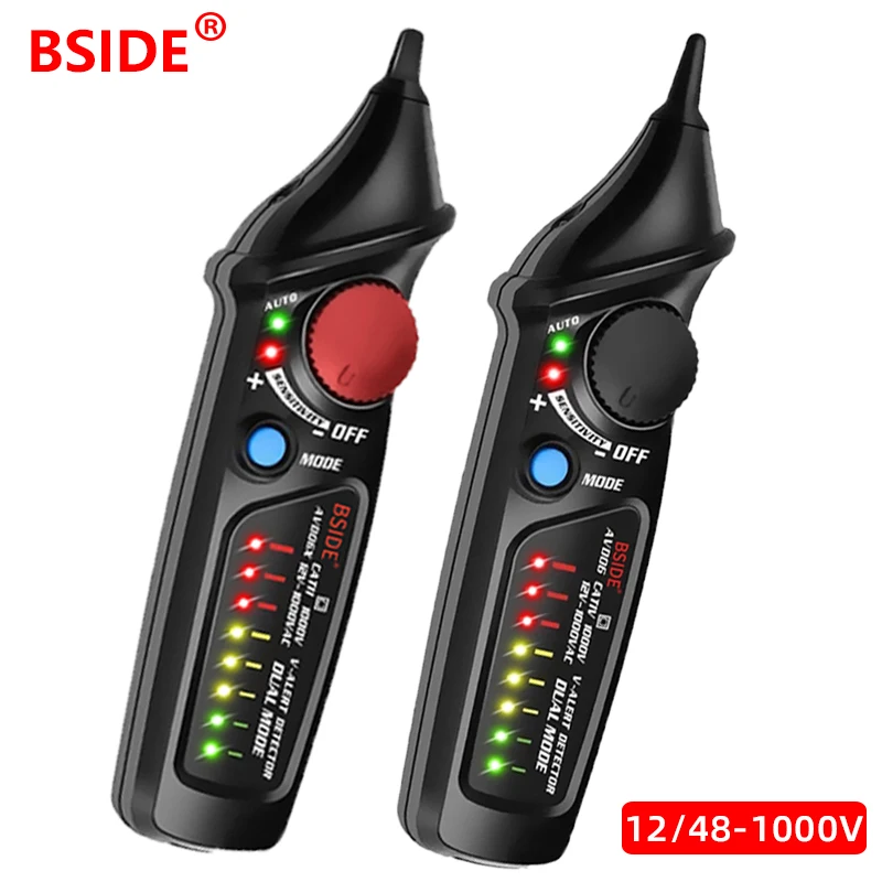 Smart Non-contact Voltage Tester Voltage Detector AC Test Pencil Voltage Indicator Live/zero Line Judgment NCV Continuity Tester
Smart Non-contact Voltage Tester Voltage Detector AC Test Pencil Voltage Indicator Live/zero Line Judgment NCV Continuity Tester