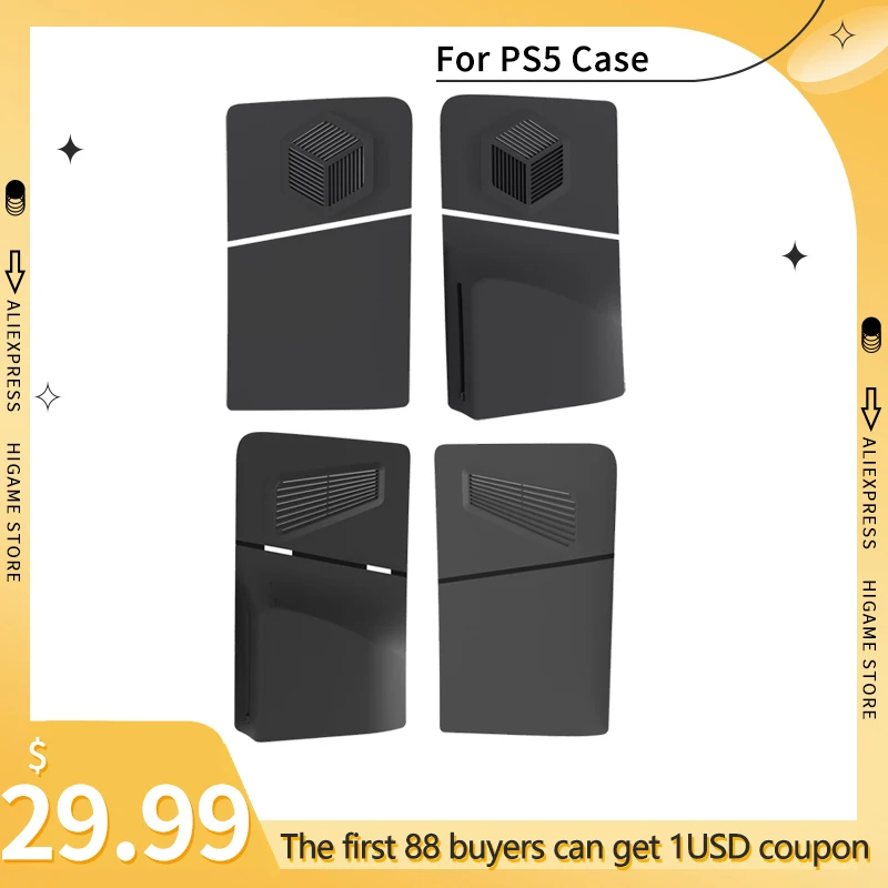 Game Accessories For PS5Slim Host CD Version Replacement Shell PS5Slim UHD Game Host Replacement Shell With openings
Game Accessories For PS5Slim Host CD Version Replacement Shell PS5Slim UHD Game Host Replacement Shell With openings