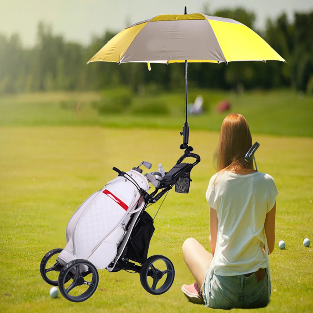 Black Universal Golf Umbrella Holder Stand Clamp Adjustable Trolley Umbrella Clip Mounting Bracket Accessory Wheelchair
Black Universal Golf Umbrella Holder Stand Clamp Adjustable Trolley Umbrella Clip Mounting Bracket Accessory Wheelchair