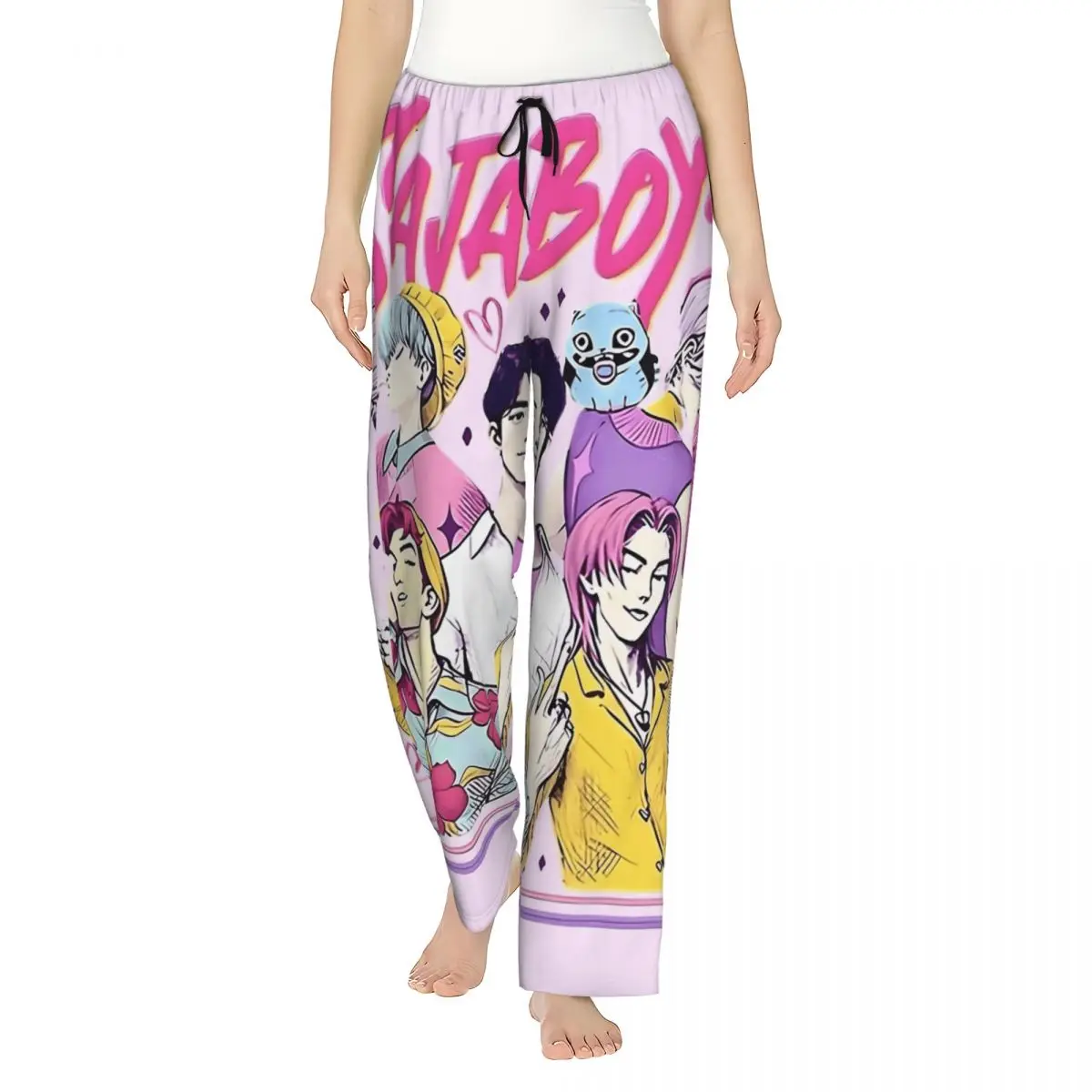 KPop Demon Hunters Saja Boys Soda Pop Pajama Pants Loose Retro Pajamas Student Breathable Homewear Leisure Sleepwear Bottoms
KPop Demon Hunters Saja Boys Soda Pop Pajama Pants Loose Retro Pajamas Student Breathable Homewear Leisure Sleepwear Bottoms