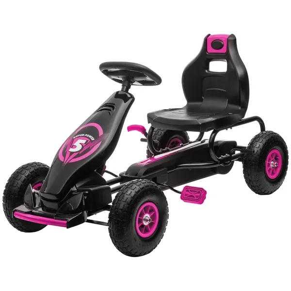 Pedal Go Kart for Kids 5-12, Durable Ride-On Toy with Rubber Tires Outdoor Play Vehicles, Pink
Pedal Go Kart for Kids 5-12, Durable Ride-On Toy with Rubber Tires Outdoor Play Vehicles, Pink