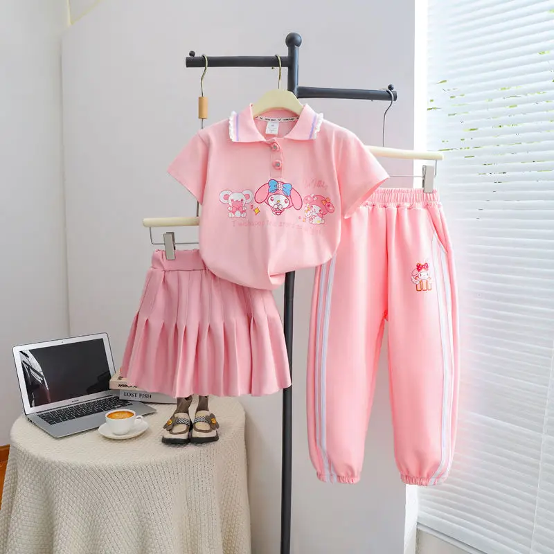 1 2Pcs My Melody Girls Short Sleeve Dress Kawaii Sanrio Anime Kuromi Cinnamoroll Summer Cartoon Pleated Skirt Casual Pants Gifts
1 2Pcs My Melody Girls Short Sleeve Dress Kawaii Sanrio Anime Kuromi Cinnamoroll Summer Cartoon Pleated Skirt Casual Pants Gifts