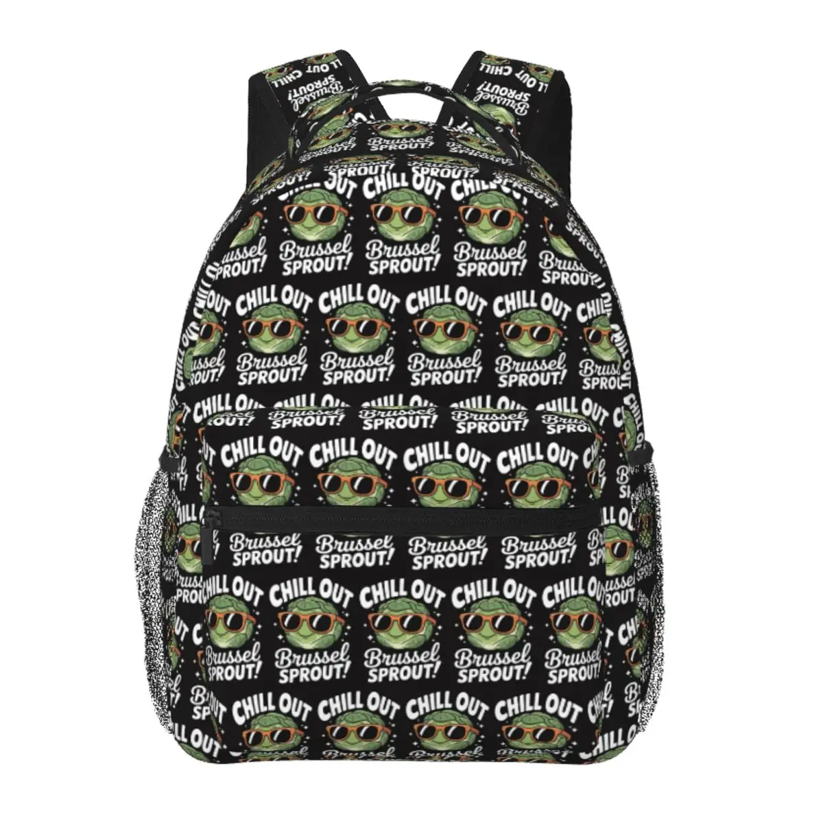 Vegetarian Food Chill Out Brussel Sprout Backpack Student BookBag Children School Bag Laptop Shoulder Bags for Boys Girls
Vegetarian Food Chill Out Brussel Sprout Backpack Student BookBag Children School Bag Laptop Shoulder Bags for Boys Girls
