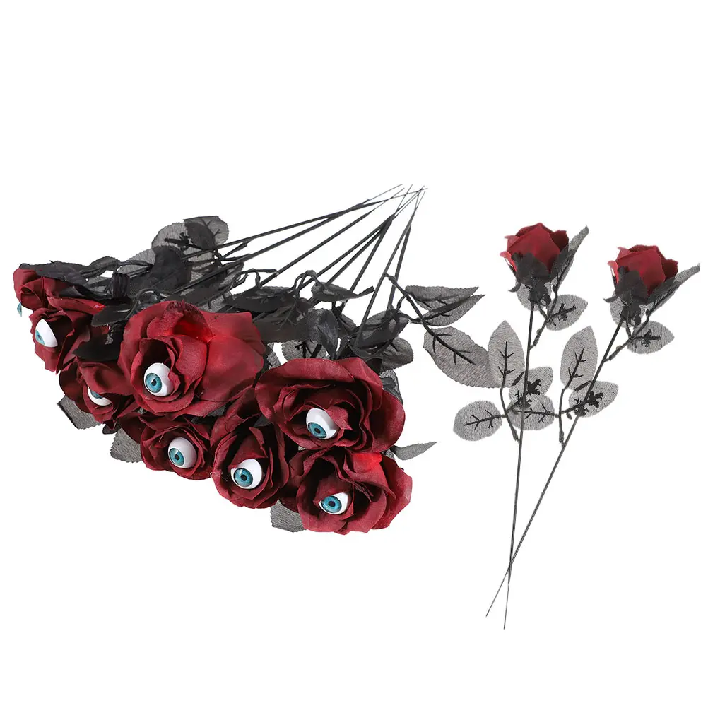 10PCS Artificial Roses Eyeball Flower Arrangement Decoration Halloween Party Room StoreHaunted House Photo Prop
10PCS Artificial Roses Eyeball Flower Arrangement Decoration Halloween Party Room StoreHaunted House Photo Prop