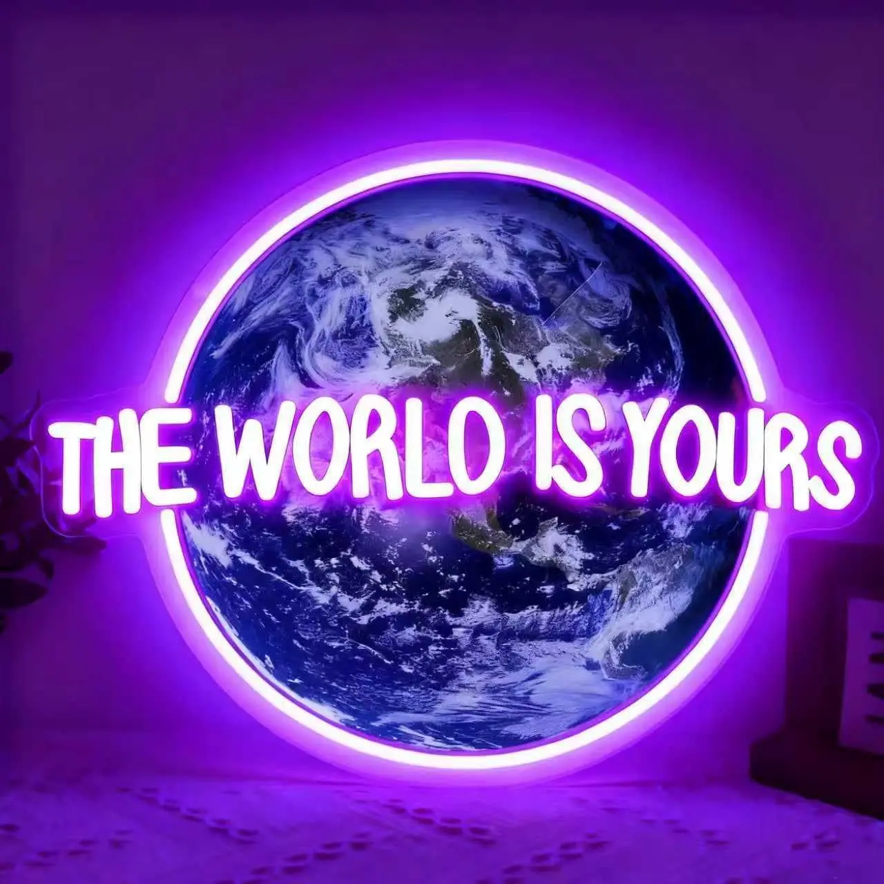 The World is Yours Neon Sign USB Powered LED Light for Party Bar Gaming Room Bedroom Aesthetic Decoration Gift Art Wall Light
The World is Yours Neon Sign USB Powered LED Light for Party Bar Gaming Room Bedroom Aesthetic Decoration Gift Art Wall Light