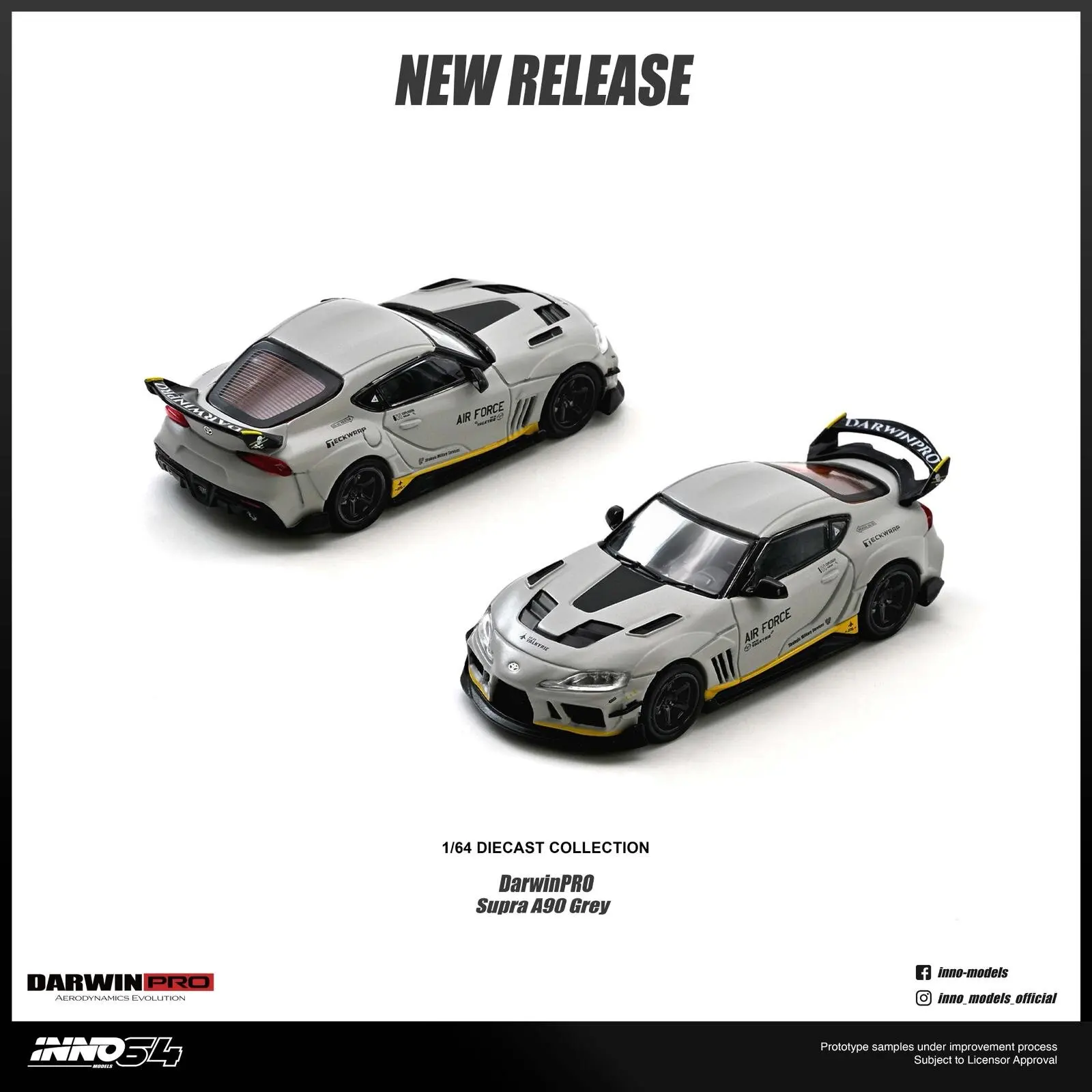 Pre-sale INNO 1:64 SUPRA A90 PRO Darwin Matte Gray Alloy Car Model
Pre-sale INNO 1:64 SUPRA A90 PRO Darwin Matte Gray Alloy Car Model