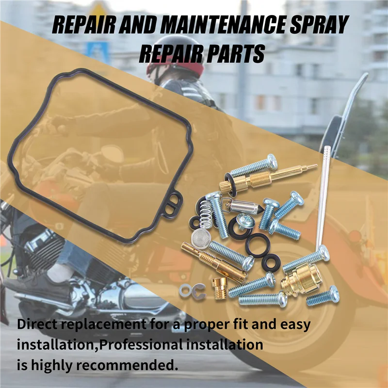 2 комплекта прокладок карбюратора мотоцикла, ремонтный комплект для YAMAHA XVS65A V-STAR 650 CLASSIC 1998-2005
2 комплекта прокладок карбюратора мотоцикла, ремонтный комплект для YAMAHA XVS65A V-STAR 650 CLASSIC 1998-2005