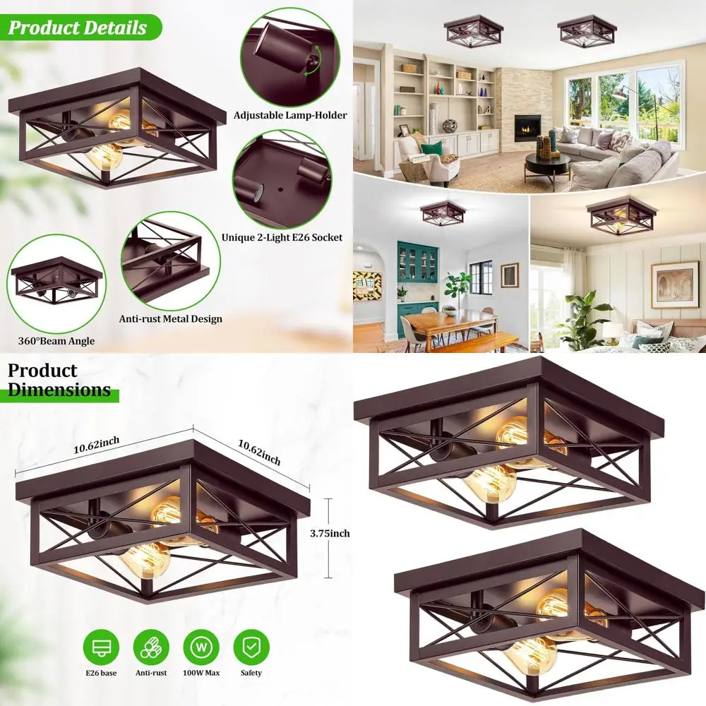 Потолочные светильники в индустриальном стиле с двумя лампами, современные металлические светильники для кухни, спальни, гостиной и прихожей
Потолочные светильники в индустриальном стиле с двумя лампами, современные металлические светильники для кухни, спальни, гостиной и прихожей