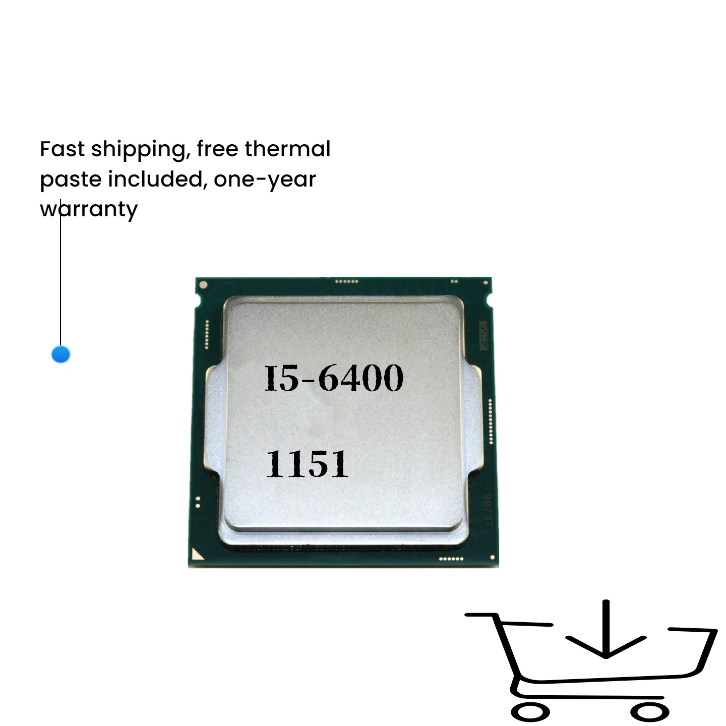 Четырехъядерный процессор Core i5 6400 i5-6400, 2,7 ГГц, 6 МБ кэш-памяти, 65 Вт, SR2BY, LGA 1151
Четырехъядерный процессор Core i5 6400 i5-6400, 2,7 ГГц, 6 МБ кэш-памяти, 65 Вт, SR2BY, LGA 1151