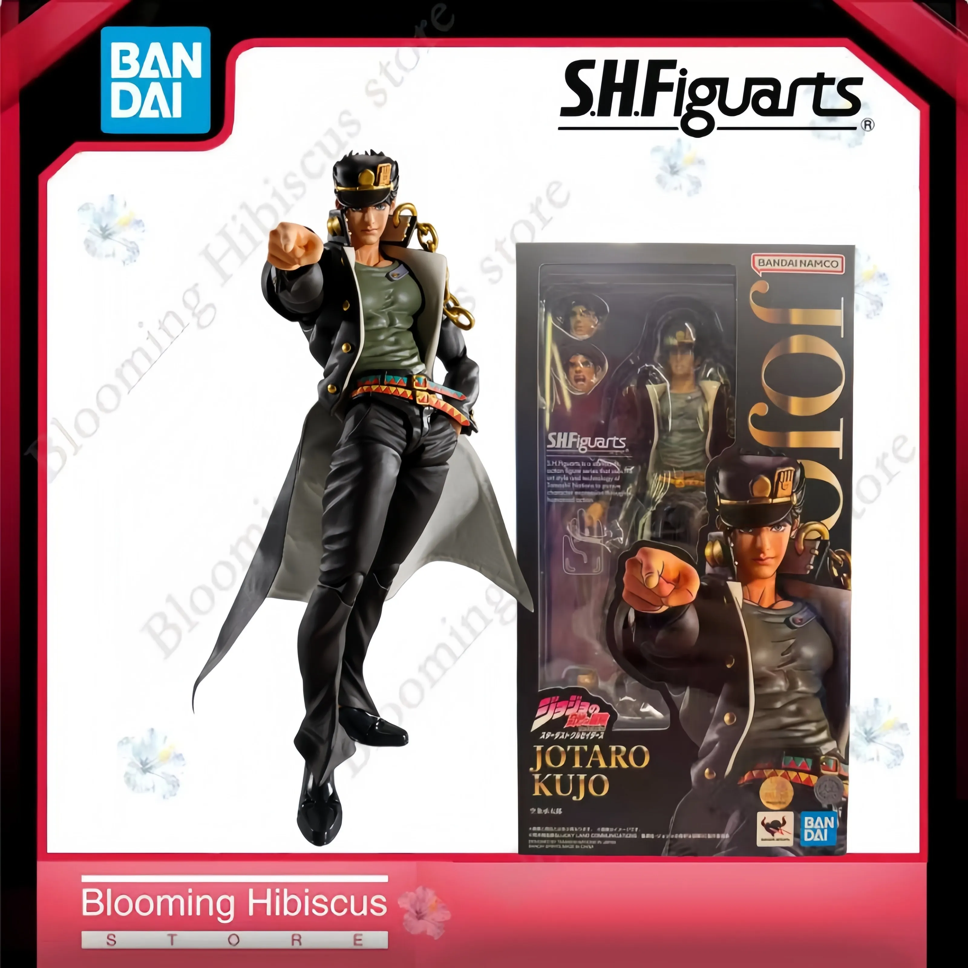 Bandai Tamashii Web Limited SHF Jotaro Kujo Anime JoJo's Bizarre Adventure: Stardust Crusaders Action Figure Collectible Model
Bandai Tamashii Web Limited SHF Jotaro Kujo Anime JoJo's Bizarre Adventure: Stardust Crusaders Action Figure Collectible Model