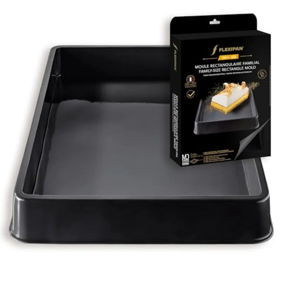 Family-Size Rectangle Mold for Baking Silicone Black Non-Stick and Durable
Family-Size Rectangle Mold for Baking Silicone Black Non-Stick and Durable